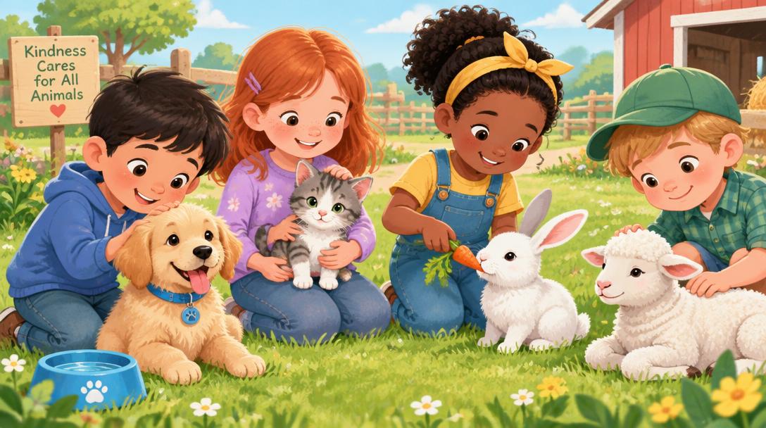 Children enjoying Animals & pets
