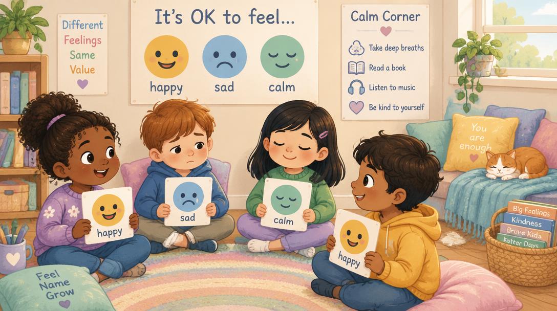 Children enjoying Feelings & calm