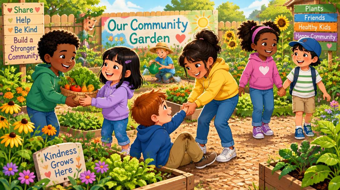 Children enjoying Kindness & community