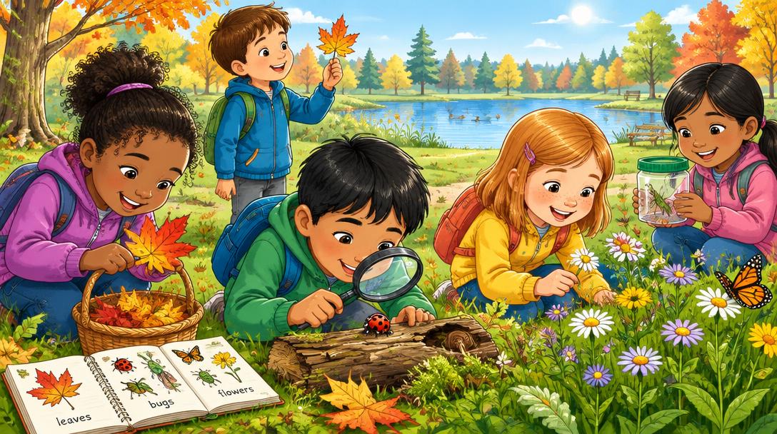 Children enjoying Nature & outdoors